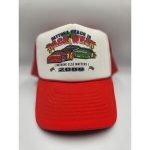 Vintage Daytona Beach Race Week Hat Cap Snap Back Nascar‎ Racing 2006